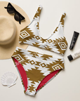Yeehaw Bold Brown Aztec Bikini
