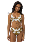 Yeehaw Bold Brown Aztec Bikini