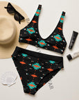Yeehaw Turquoise & Orange Aztec Bikini