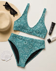 Yeehaw Turquoise Bandana Bikini