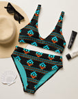 Yeehaw Black Aztec Bikini