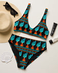 Yeehaw Turquoise Cactus Bikini