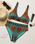Yeehaw Turquoise Aztec Bikini