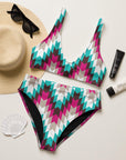 Yeehaw Turquoise Pink Aztec Bikini