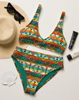 Yeehaw Mustard Aztec Bikini