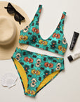 Yeehaw Turquoise Aztec Bikini