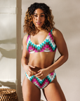 Yeehaw Mullet Cowboy Aztec Bikini