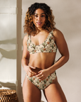 Yeehaw Longhorn Ranch Cactus Bikini