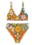 Yeehaw Woodstock Retro Floral Bikini