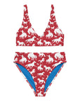 Yeehaw Red Rodeo Cowboy Bikini