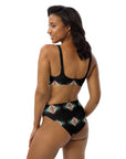 Yeehaw Black Aztec Bikini