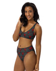Yeehaw Red Bull Skull Bikini