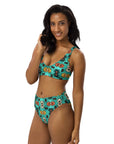 Yeehaw Turquoise Aztec Bikini