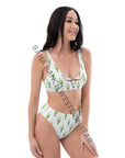Yeehaw Desert Dweller Bull Skull Cactus Bikini