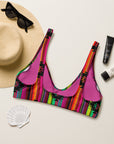Yeehaw Aztec Serape Bikini Top