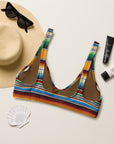 Yeehaw Mustard Serape Bikini Top