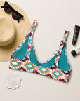 Yeehaw Aztec Print Bikini Top