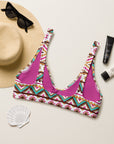 Yeehaw Multi Aztec Bikini Top