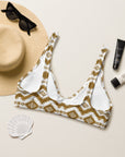 Yeehaw Brown Aztec Bikini Top