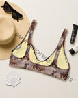 Yeehaw Vintage Cowboy Bronc Bikini Top
