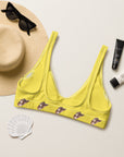 Yeehaw Mustard Bronc Buster Bikini Top