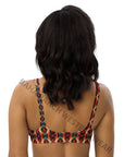 Yeehaw Rust Aztec Bikini Top