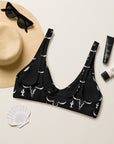 Yeehaw White Bullhead Cactus Bikini Top