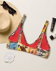 Yeehaw Vintage Rodeo Poster Bikini Top