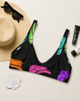 Yeehaw All Neon Hat Bikini Top