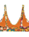 Yeehaw Woodstock Retro Floral Bikini Top