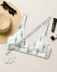 Yeehaw Cactus Bikini Top