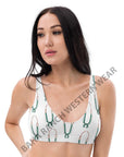 Yeehaw Squash Blossom Bikini Top