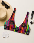 Yeehaw Aztec Serape Bikini Top