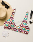 Yeehaw Aztec Print Bikini Top