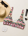 Yeehaw Multi Aztec Bikini Top