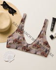 Yeehaw Vintage Cowboy Bronc Bikini Top