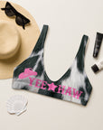 Yeehaw Cow Print Bikini Top