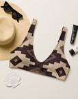 Yeehaw Southwestern Earth Bikini Top