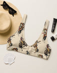 Yeehaw Vintage Cowgirl Bikini Top