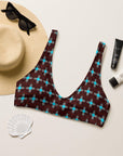Yeehaw Turquoise Zia Bikini Top