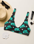Yeehaw Turquoise Hat Bikini Top