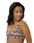 Yeehaw Multi Aztec Bikini Top