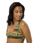 Yeehaw Mustard Aztec Bikini Top