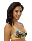 Yeehaw Let's Be Cowboys Bikini Top