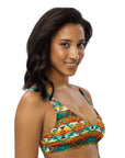 Yeehaw Mustard Aztec Bikini Top