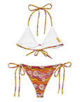 Yeehaw Groovy Floral String Bikini