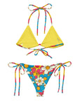 Yeehaw Flower Child Retro String Bikini