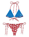 Yeehaw Red Rodeo Cowboy String Bikini