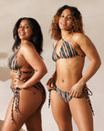 Yeehaw Cocoa Aztec String Bikini