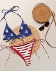 Yeehaw Stars & Stripes String Bikini